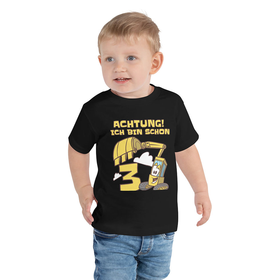 Miniaturbild: Geburtstags T-Shirt Bagger 3 Jährig