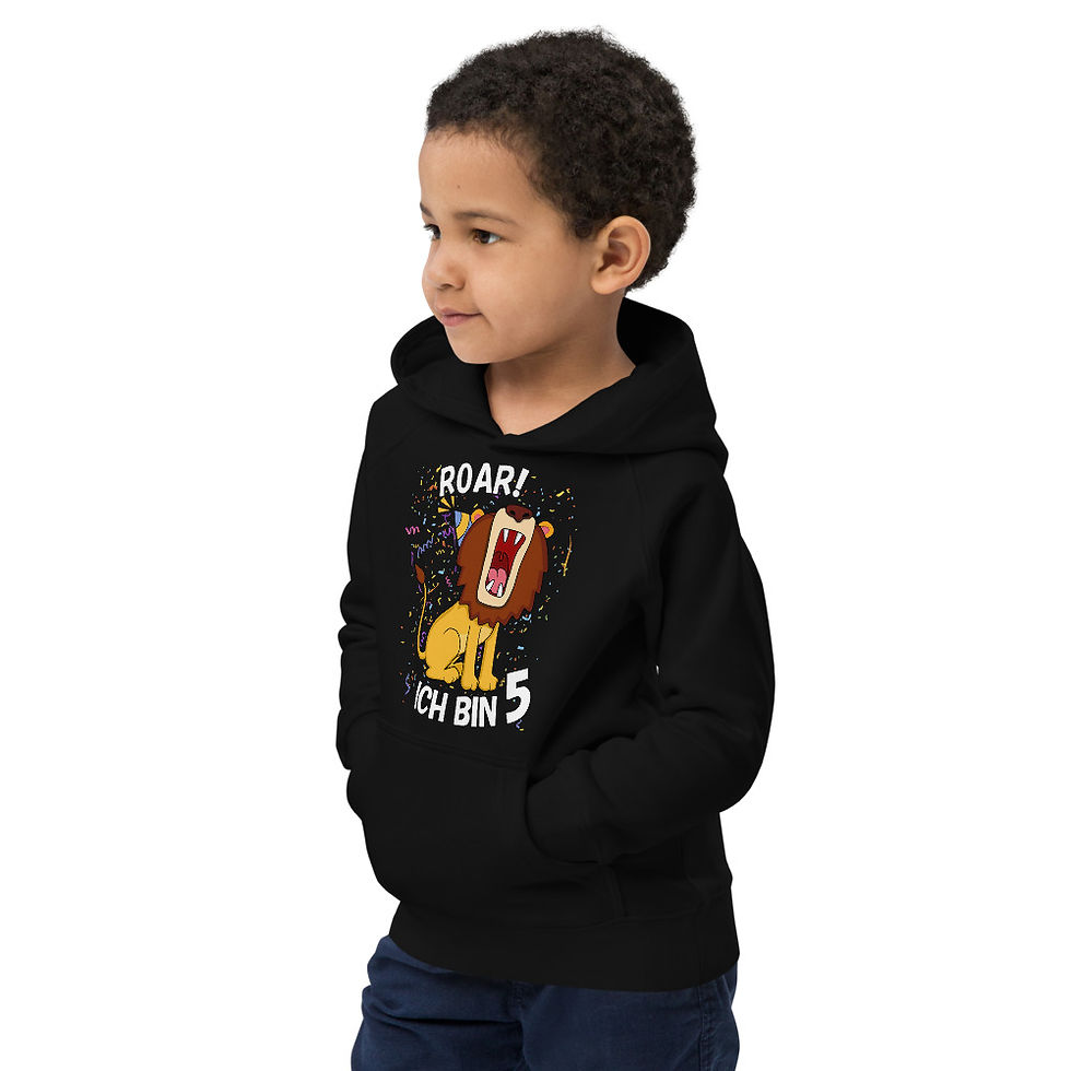 Miniaturbild: Geburtstags Hoodie Löwe 5 Jährig