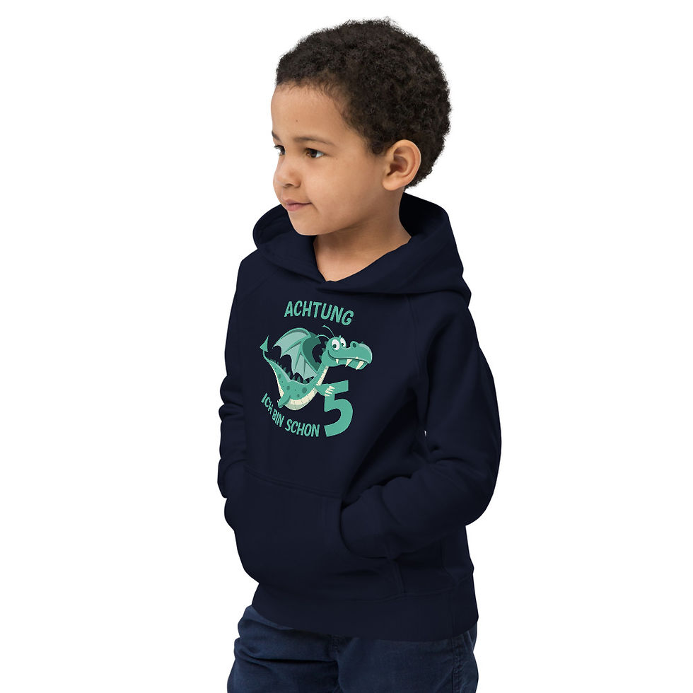 Miniaturbild: Geburtstags Hoodie Drachen 5 Jährig