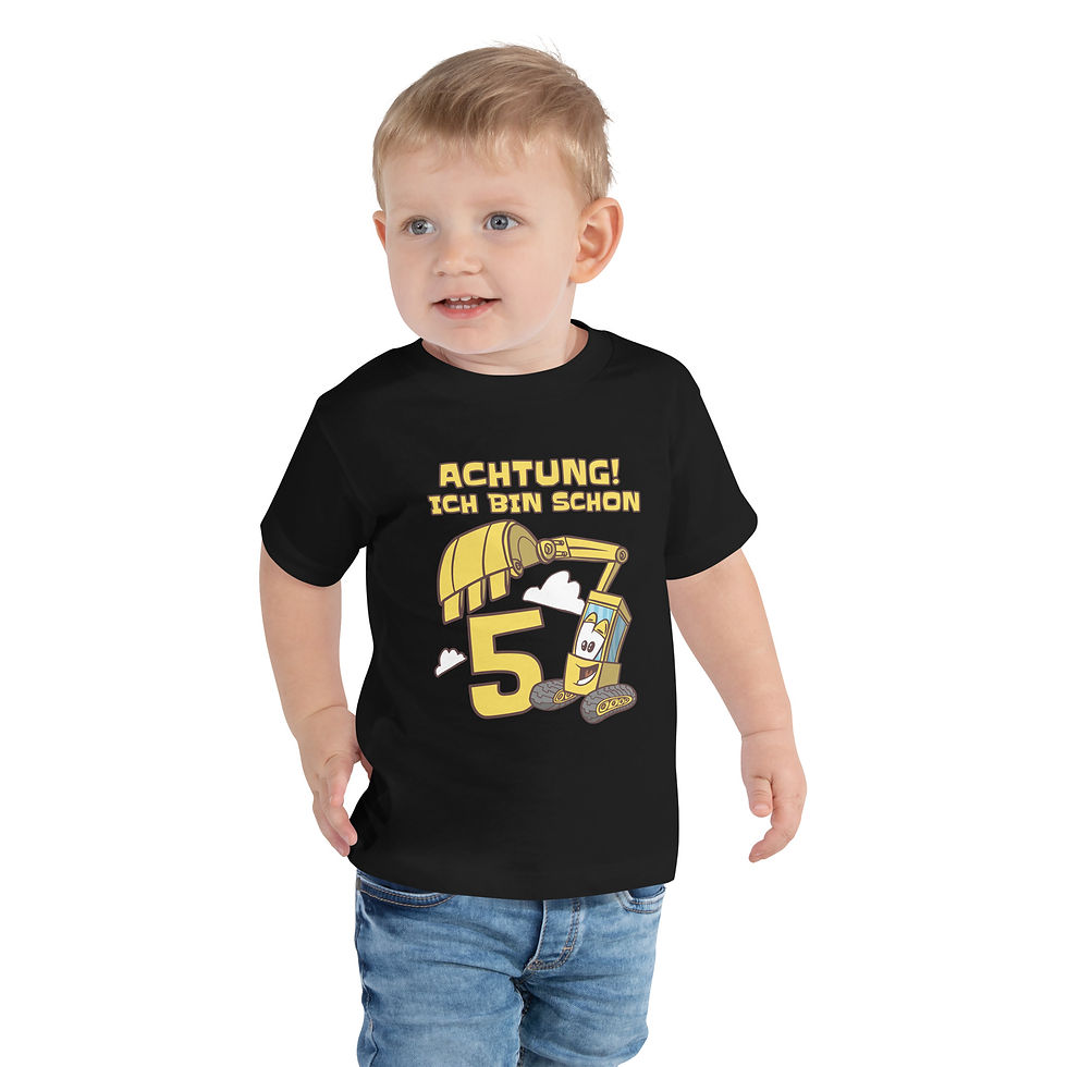 Miniaturbild: Geburtstags T-Shirt Bagger 5 Jährig