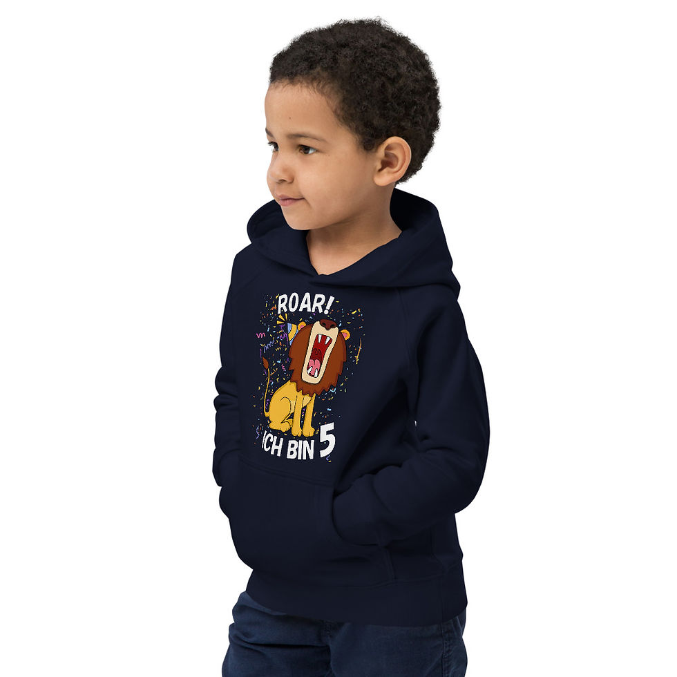 Miniaturbild: Geburtstags Hoodie Löwe 5 Jährig