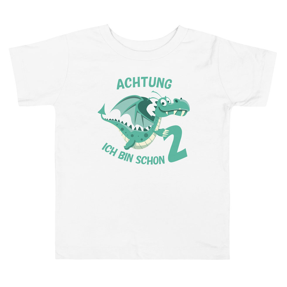 Miniaturbild: Geburtstags T-Shirt Drachen 2 Jährig