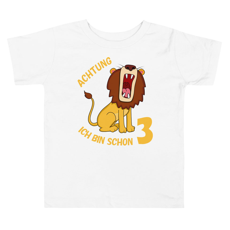 Miniaturbild: Geburtstags T-Shirt Löwe 3 Jährig