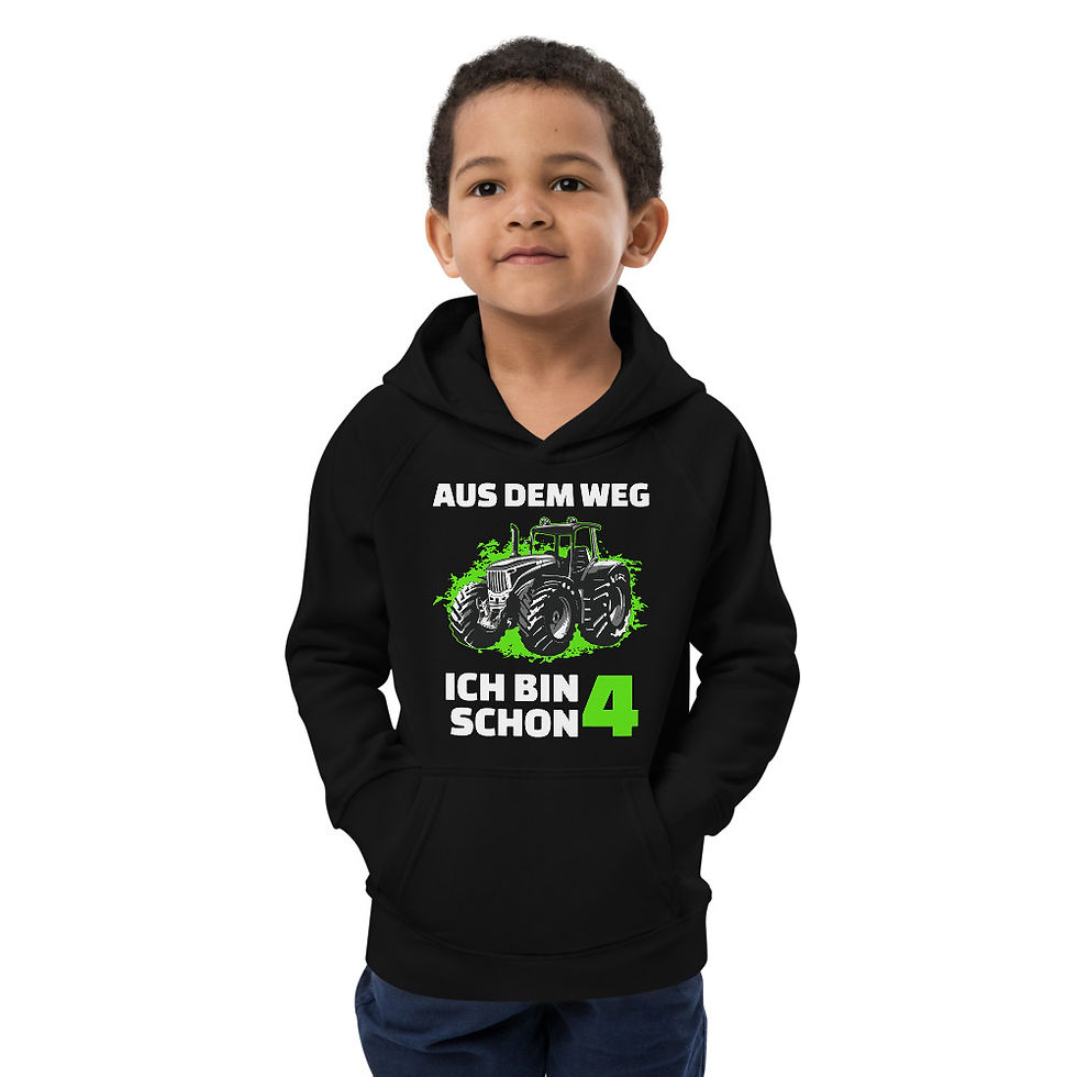 Miniaturbild: Geburtstags Hoodie Traktor 4 Jährig
