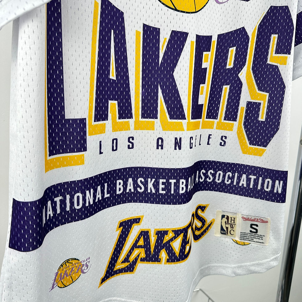 Thumbnail: Los Angeles Lakers White Hardwood Classics Team Origins