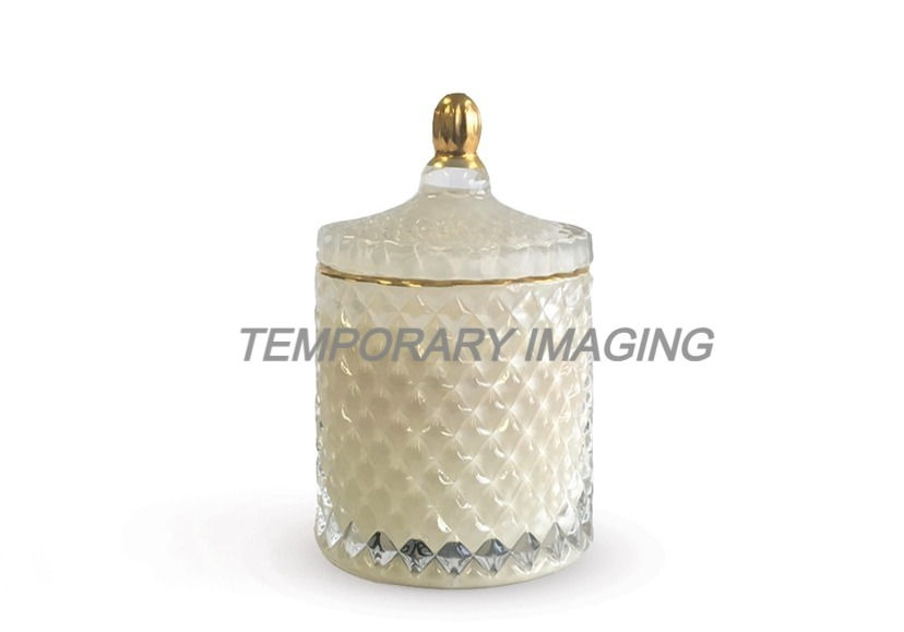 Large Raindrop Geo White