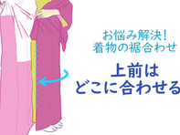 上前袷のベストポジション