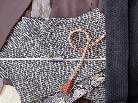 コーディネート帯周りアップ