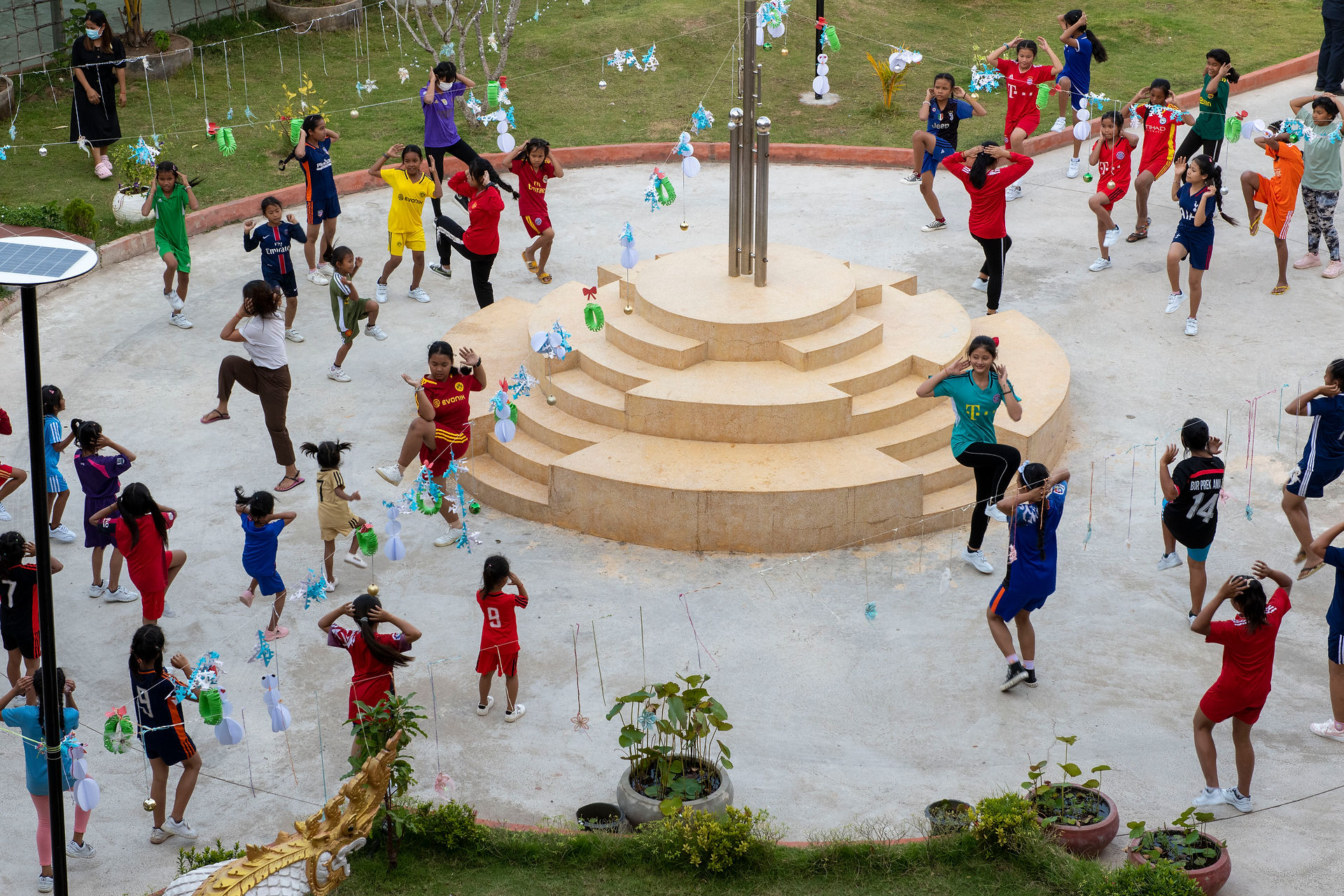 Séance de Sport au Centre Tom Dy - Fondation Solyna
