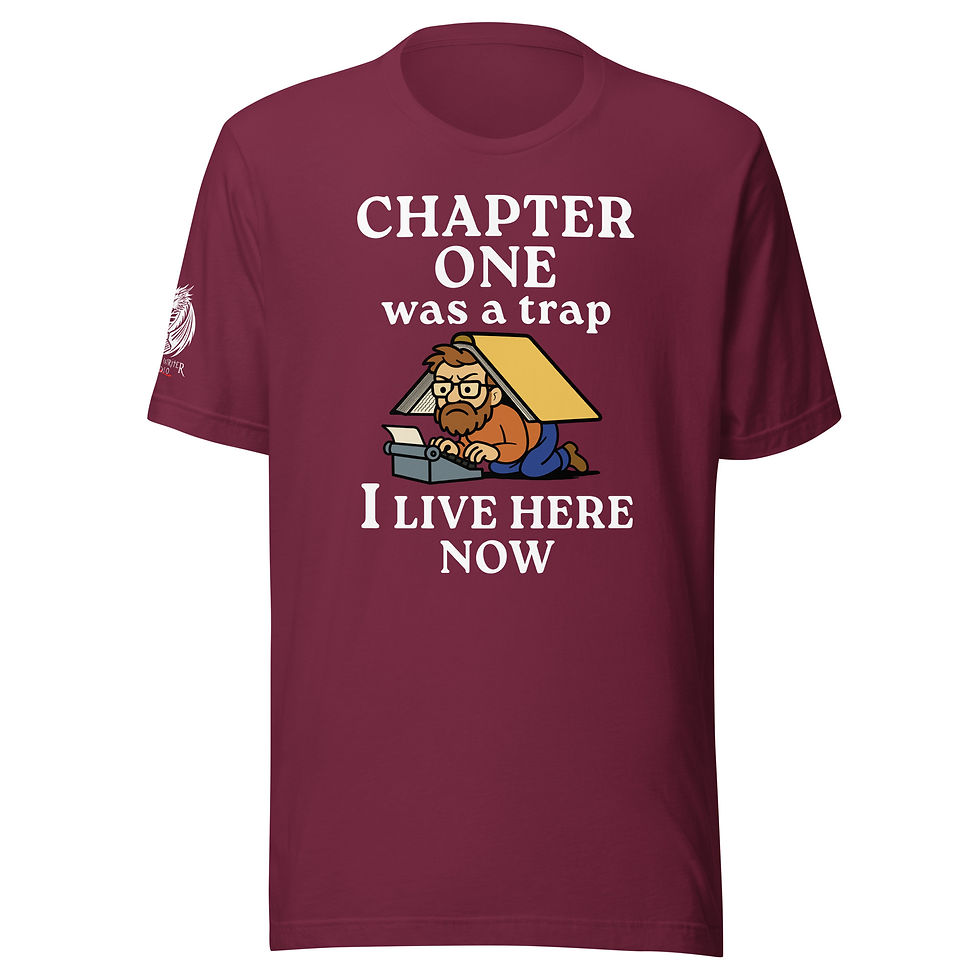Thumbnail: Chapter One Was a Trap! Tee (White Lettering)