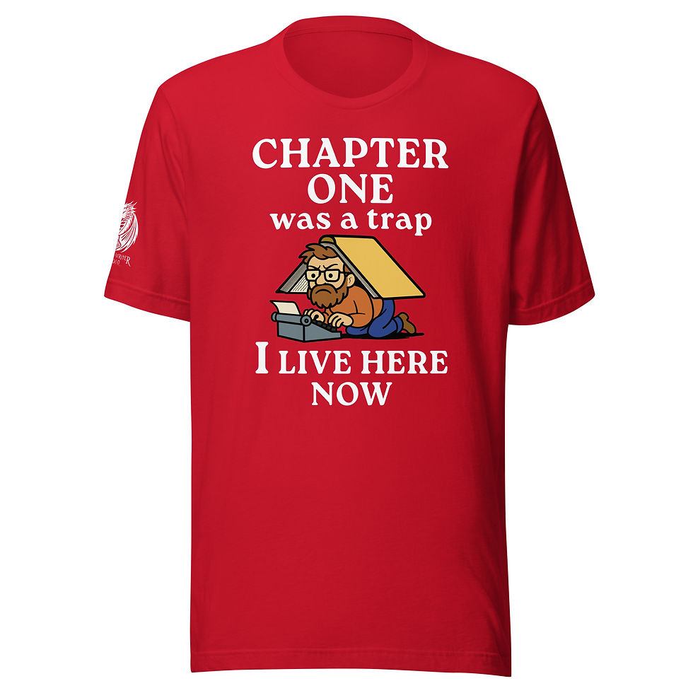 Thumbnail: Chapter One Was a Trap! Tee (White Lettering)