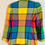 Thumbnail: Colorful rainbow plaid blazer