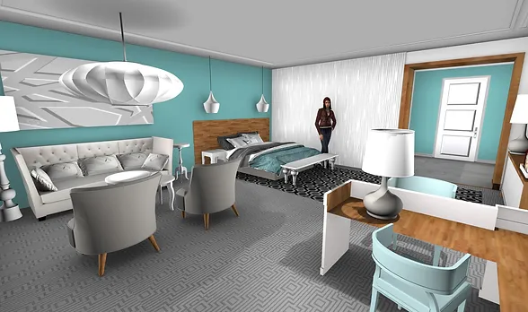 Interieurontwerp Hotelkamer Horeca Inrichting Arnhem