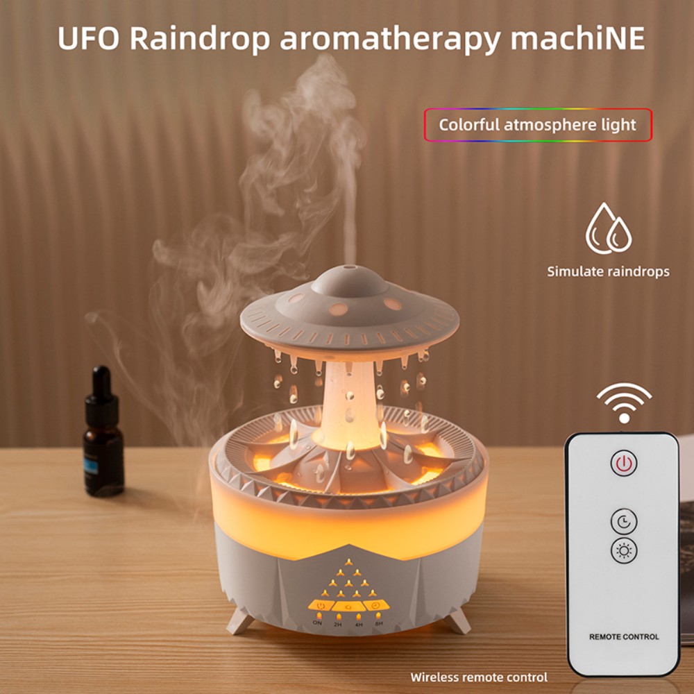 Jellyfish Mist Aroma Diffuser with Night Light 2