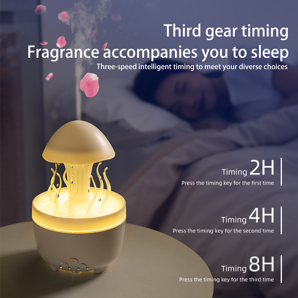 Jellyfish Mist Aroma Diffuser with Night Light 3