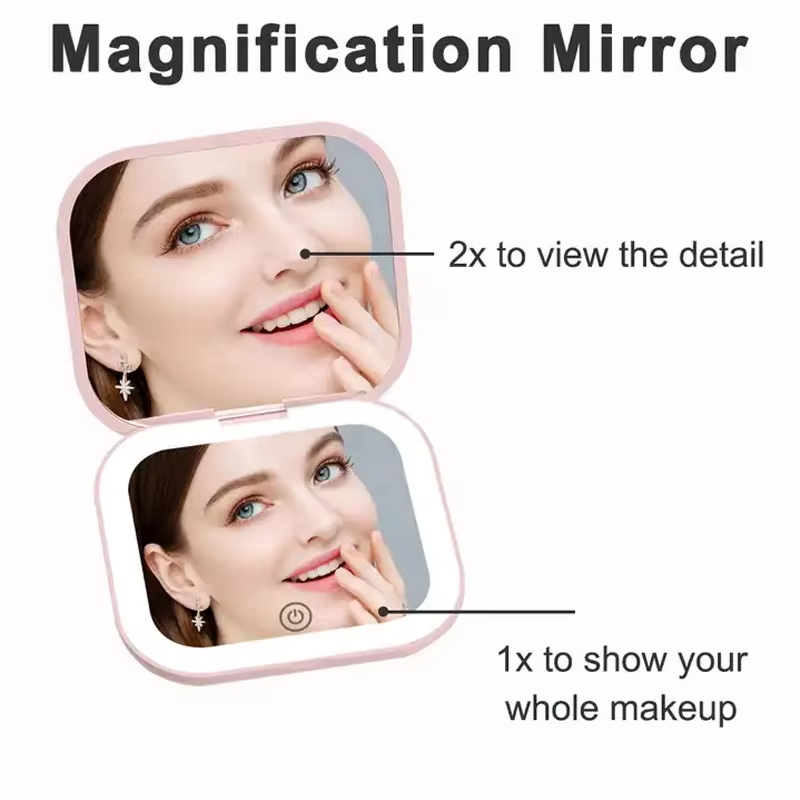 LED Compact Travel Mirror 3