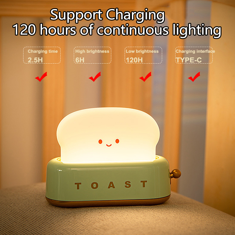 Cute Toaster Smile Night Light 8