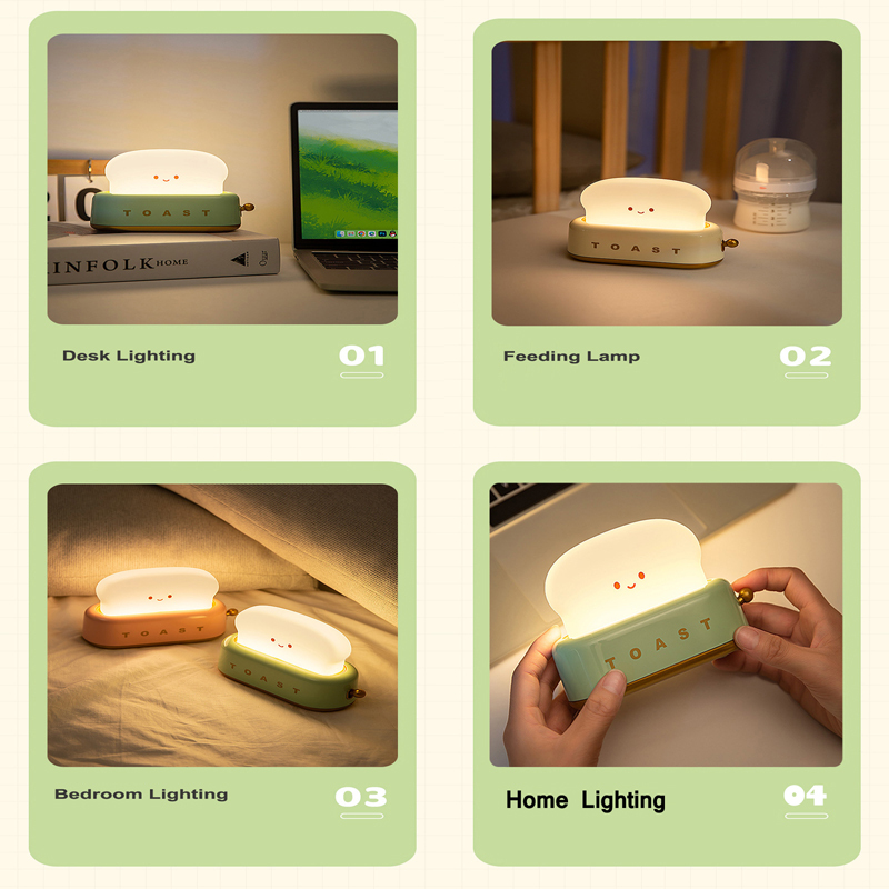 Cute Toaster Smile Night Light 10