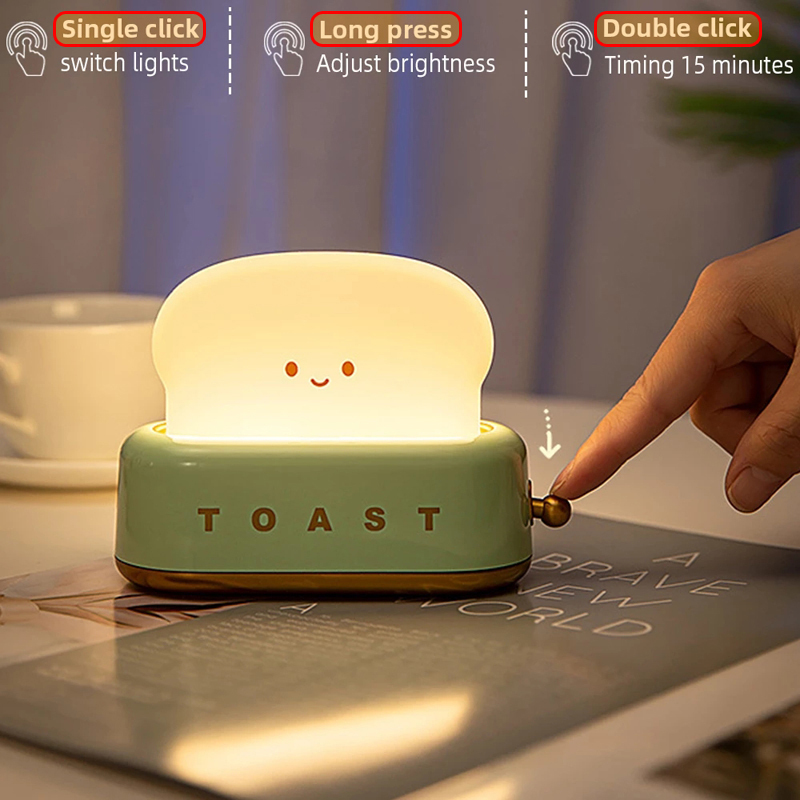 Cute Toaster Smile Night Light 7