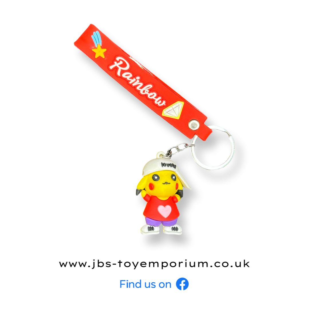 Pokemon: Pikachu Rainbow 3D Keyring 