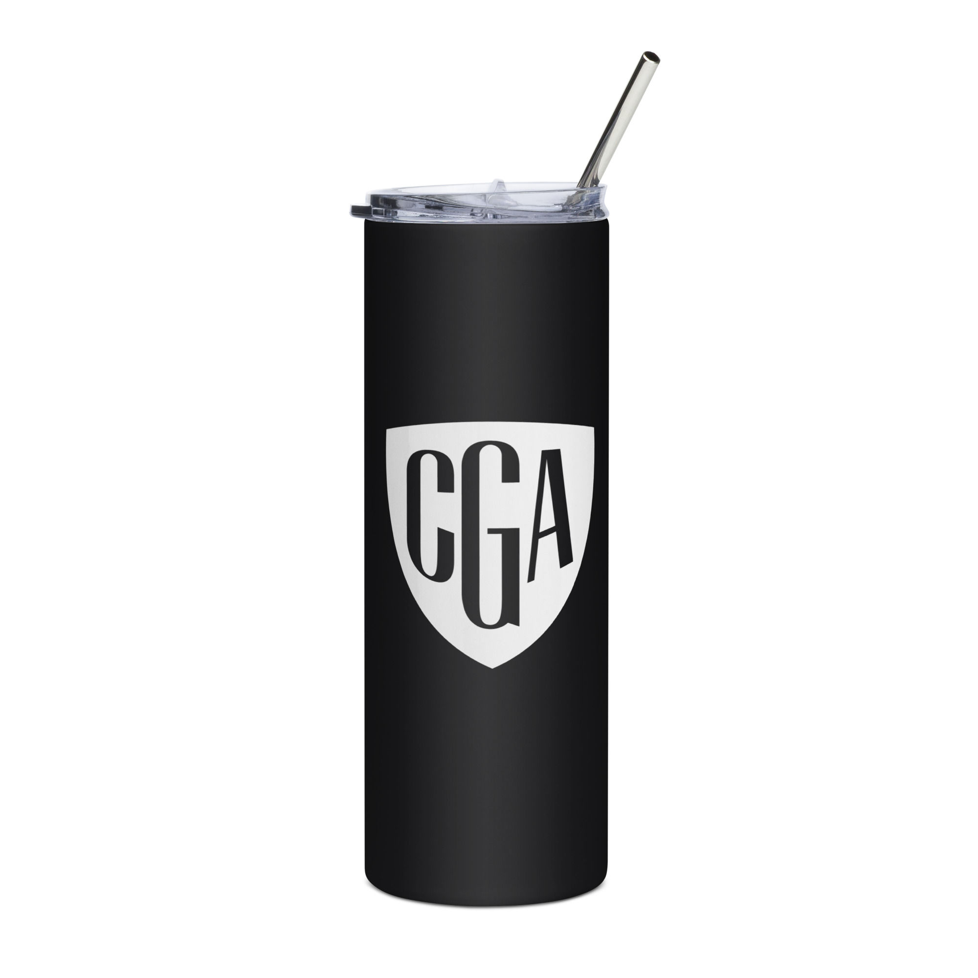 I Love CGA Black Stainless steel tumbler