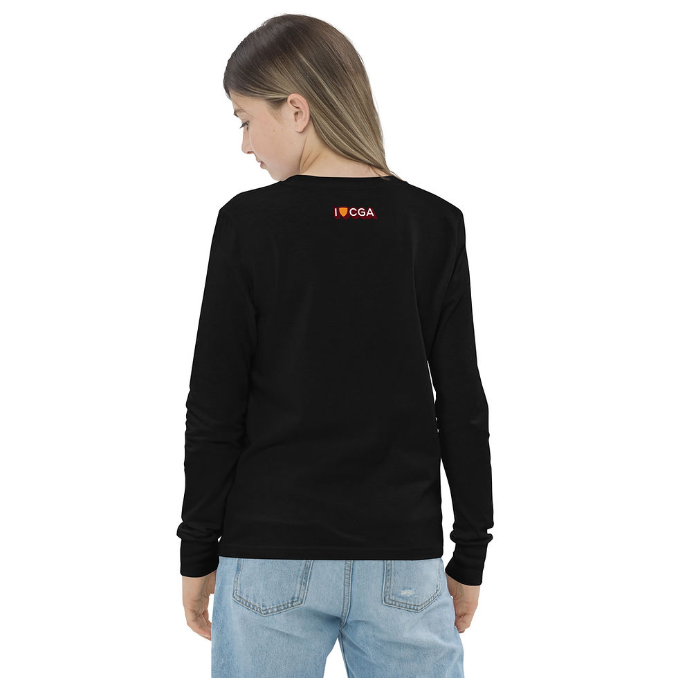 Thumbnail: Youth long sleeve tee - Dark Logo