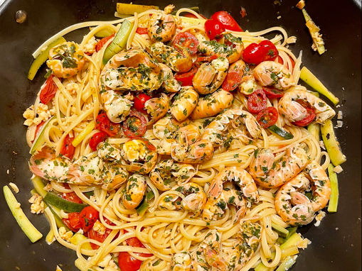 Le Linguine agli Scampi de Manou