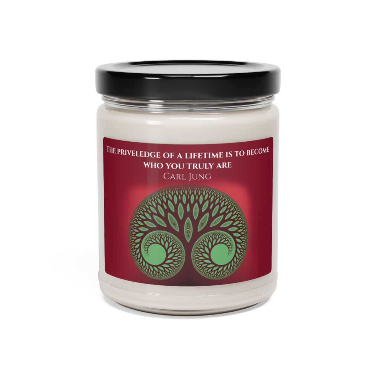 Inspired Lights Cinnamon Vanilla Scented Soy Candle, 9oz, 