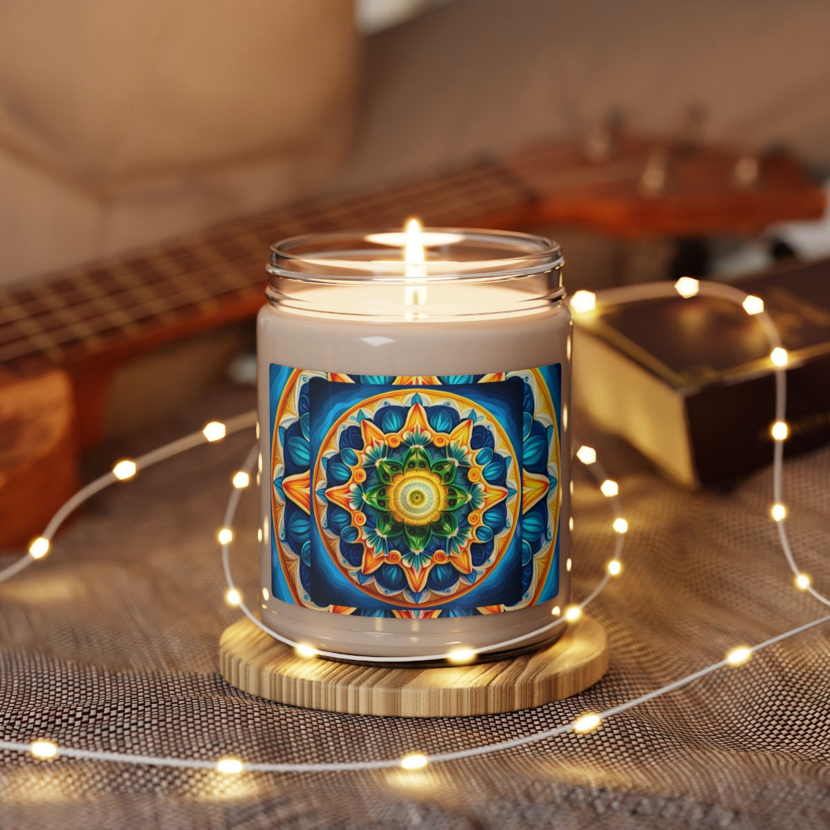 Inspired Lights Power of the Mandala Scented Soy Candle, 9oz