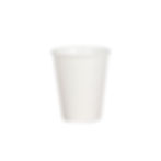 Hot drink single wall cup with minimalist design
