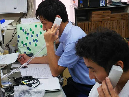 都田支部の皆さんと地域の挨拶まわり