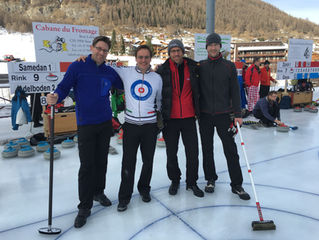 Silbermedaille für Curling Club Samedan