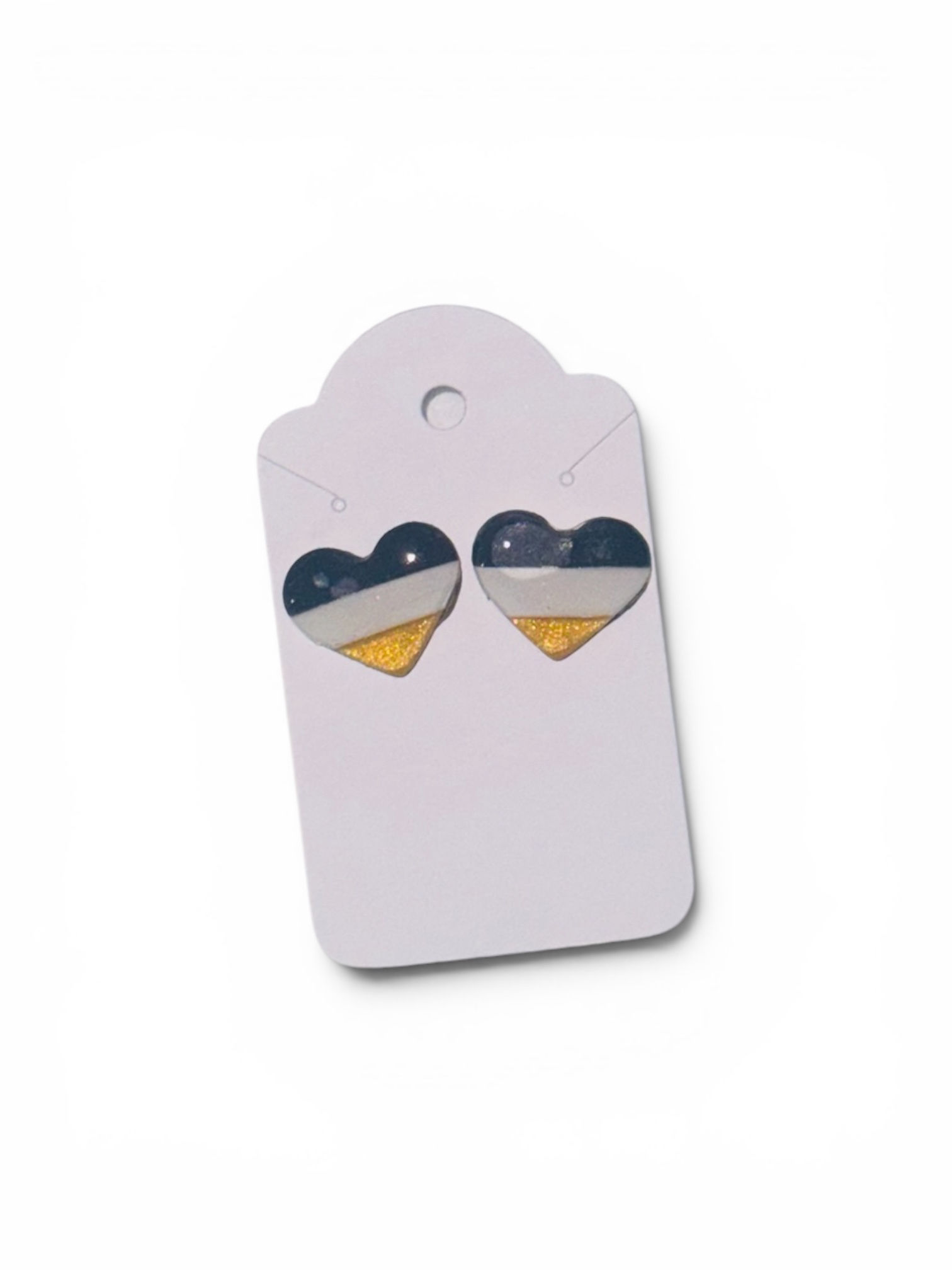 Garifuna Pride Gold Heart Earrings