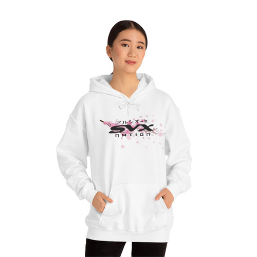 SVX NATION White Sakura Cherry Blossom Hoodie | SVX NATION