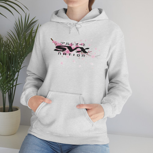 SVX NATION White Sakura Cherry Blossom Hoodie | SVX NATION