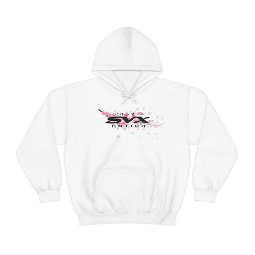SVX NATION White Sakura Cherry Blossom Hoodie | SVX NATION