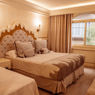 quarto do hotel chocoland