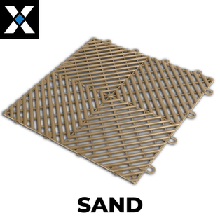 Sand garage flooring installed by MODLINX in Boone