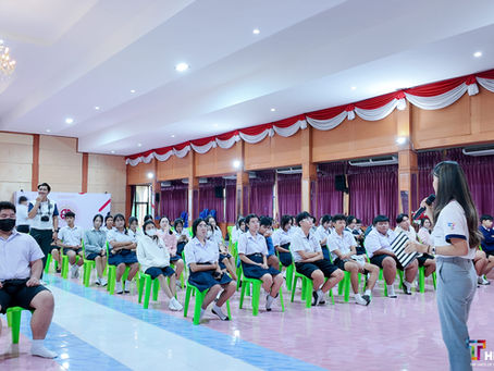 The Language Thailand ออกบูธที่โรงเรียนสามพรานวิทยาคม จ.นครปฐม 