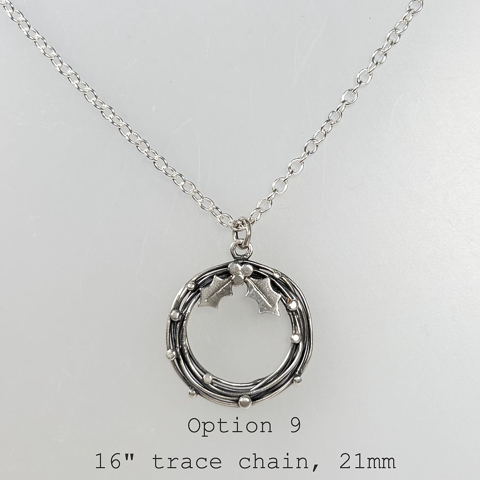 Thumbnail: CHRISTMAS WREATH NECKLACE