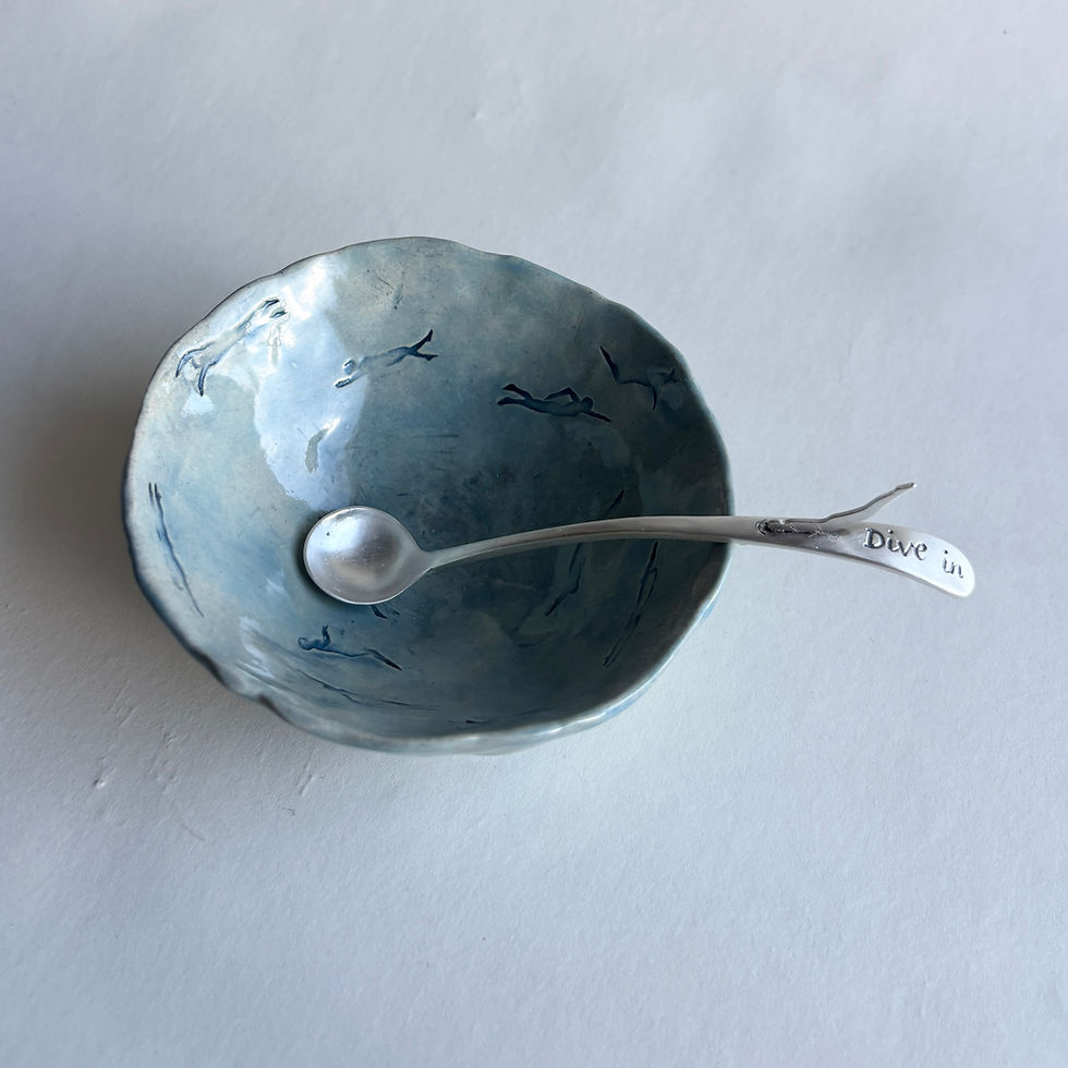 Thumbnail: 'Dive In' Bowl and Spoon #2