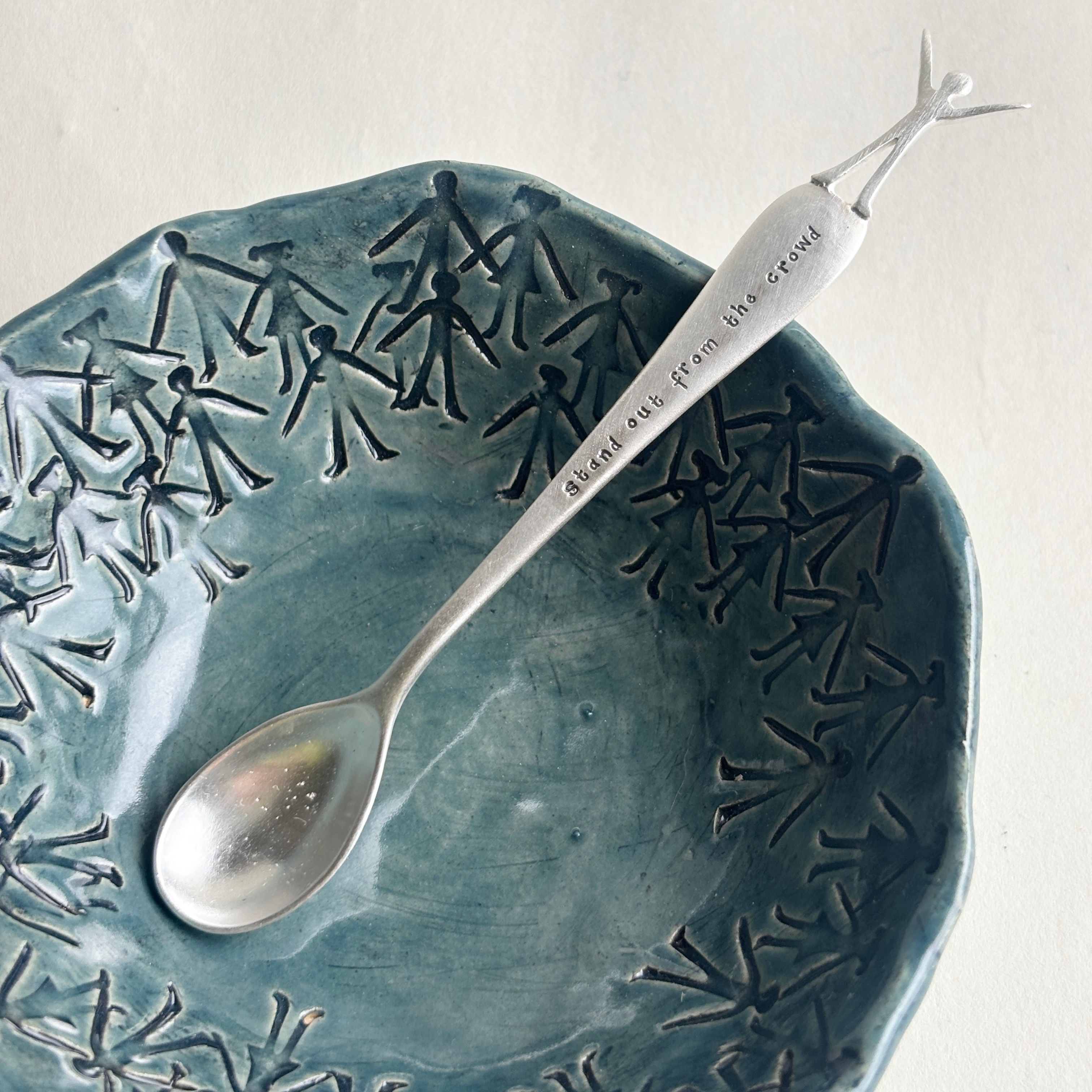 'Stand out from the Crowd' Bowl and Spoon