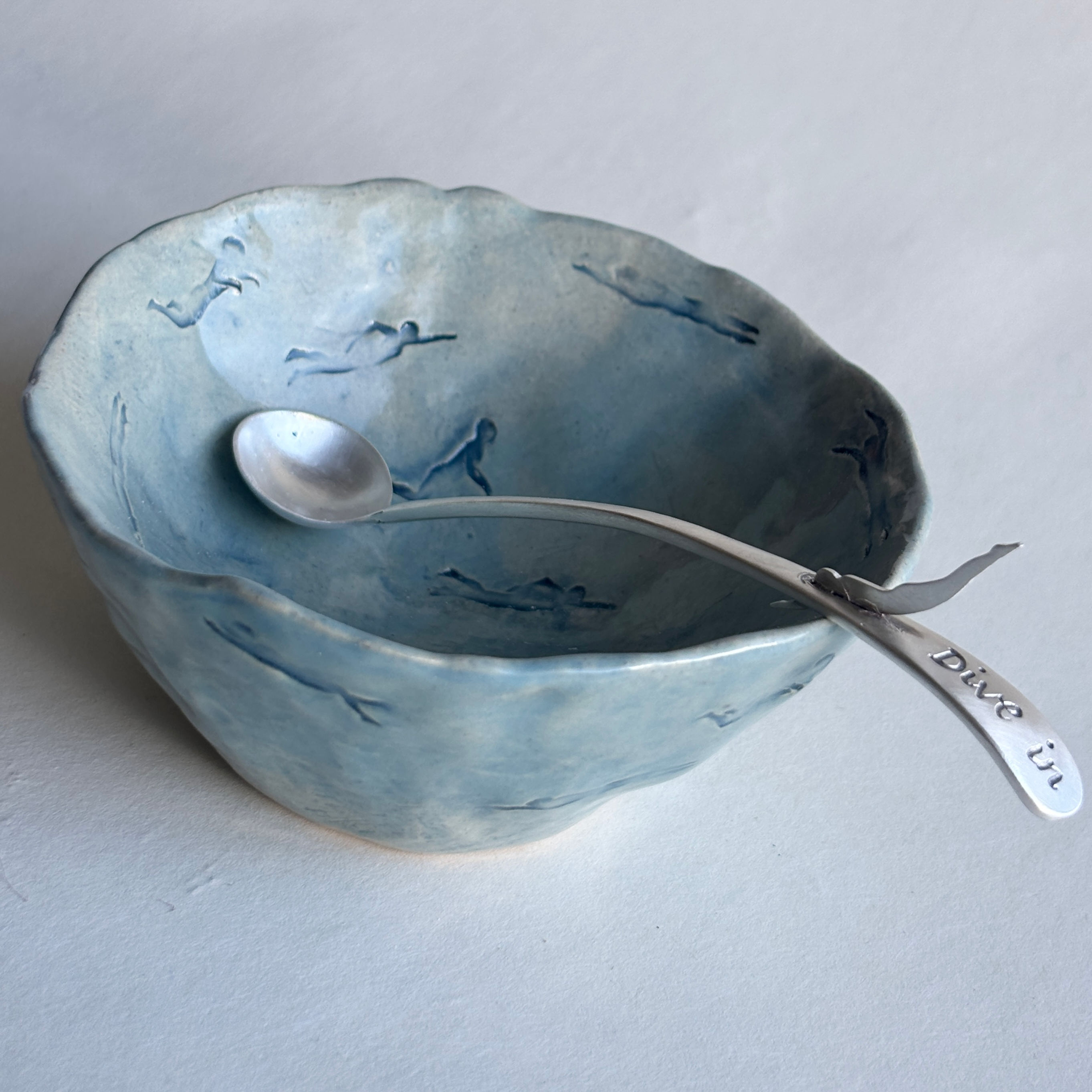 'Dive In' Bowl and Spoon #2