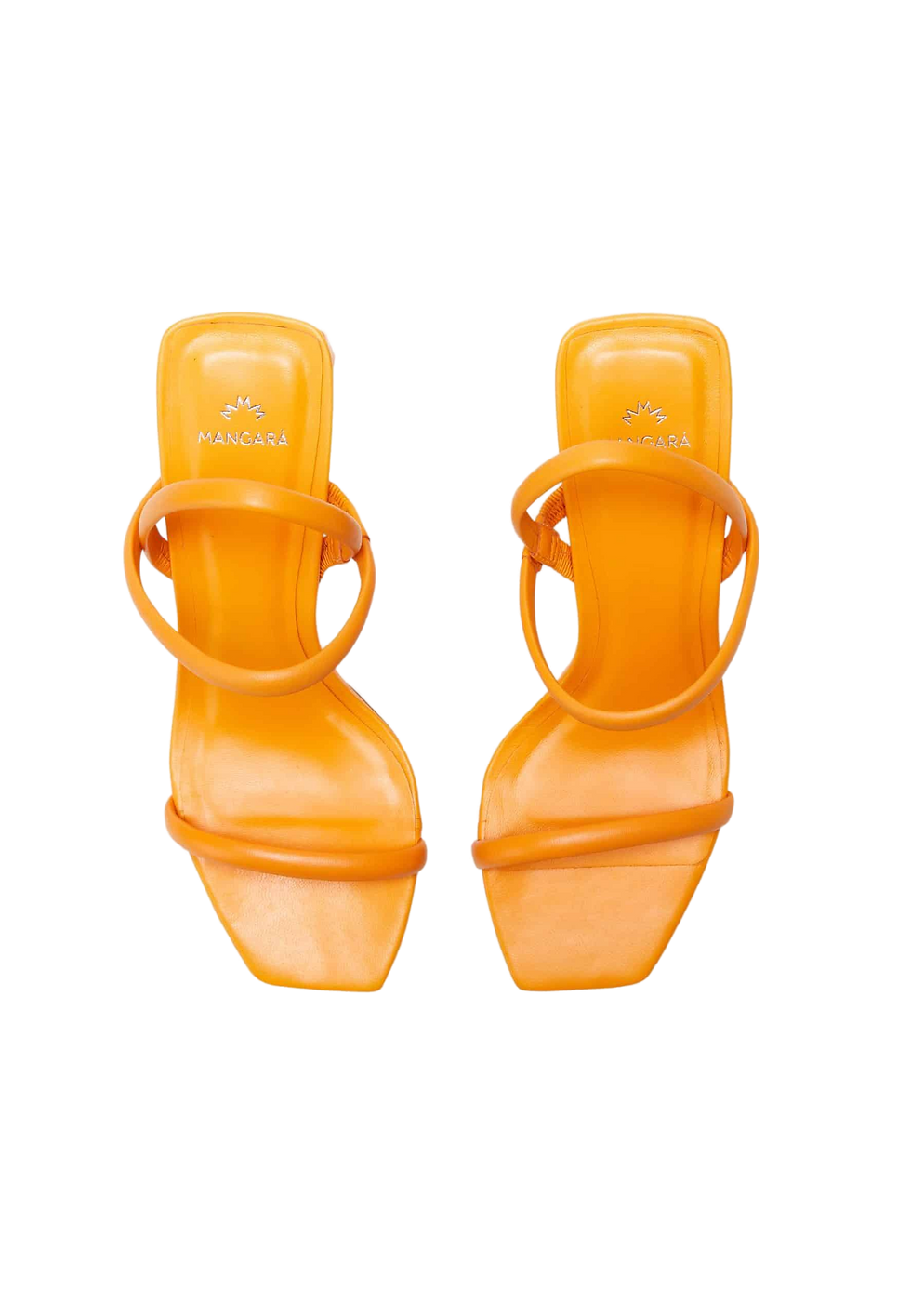 Thumbnail: Mangara Atelier Palmito Goat Leather Block Heel Sandals