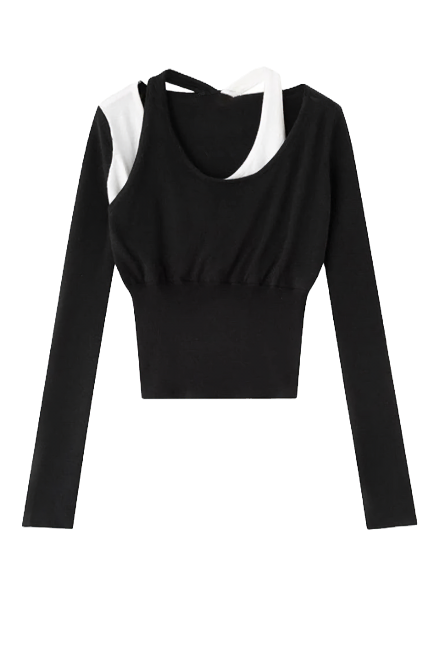 Marigold Shadows Chambrey Cutout Shirt