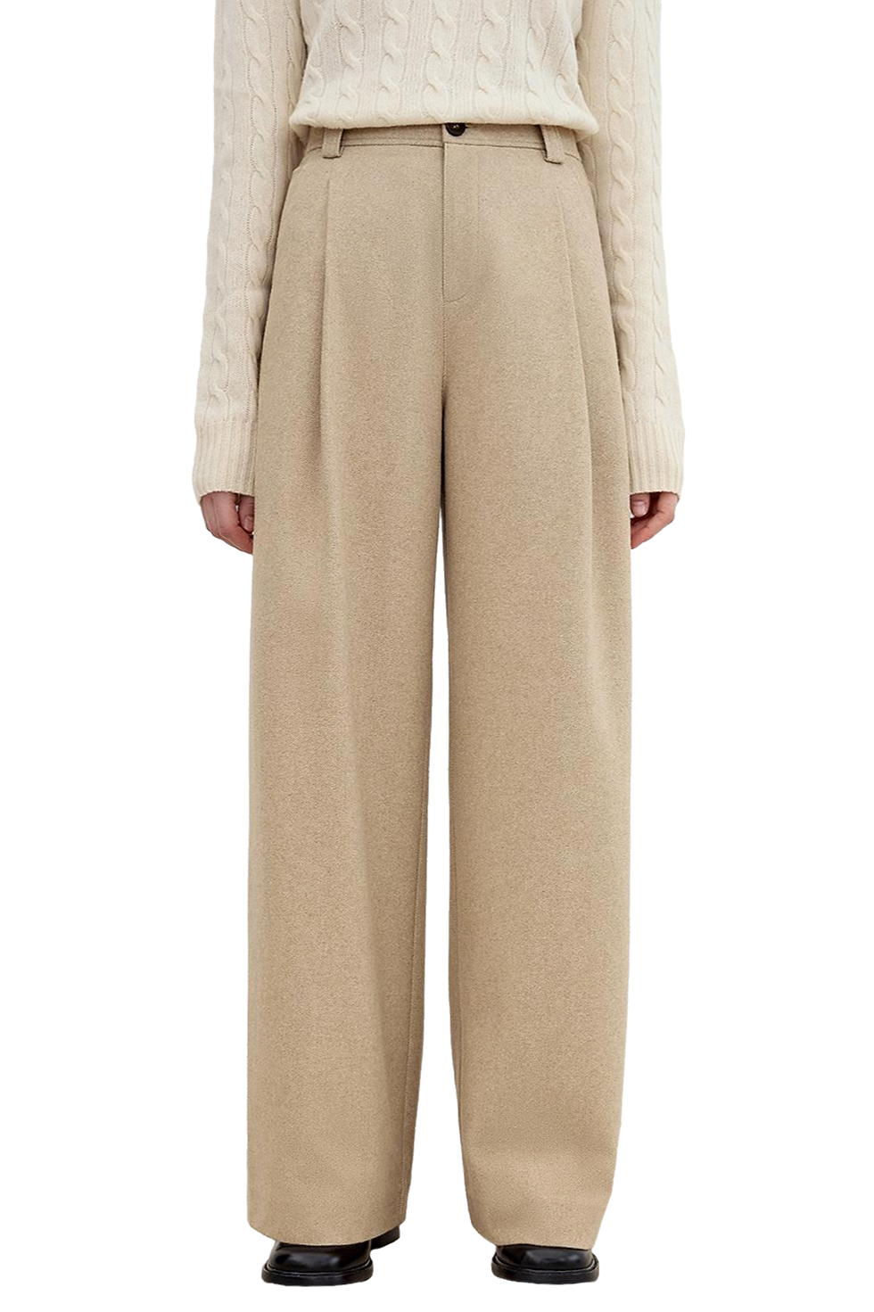 Firelady Fur "Leisure Moments" Classic Low-Waisted Loose Casual Straight Pants