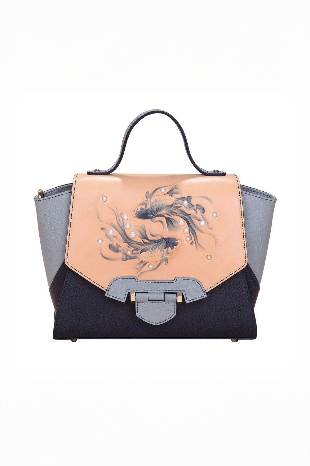 Bellorita Koi Satchel Bag - Blue