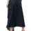 Thumbnail: Metamorphoza Asymmetrical Denim Long Skirt with Zippers