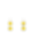 Q2 Romantic Yellow Daisy Floral Drop Earrings