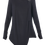 Thumbnail: Metamorphoza Asymmetric Long Sleeve Top in Black